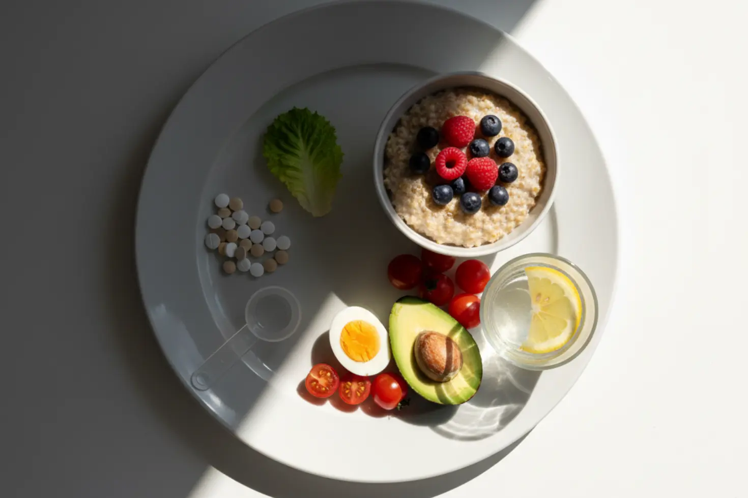 Hälsosam måltid som stödjer att gå ner i vikt utan extrema dieter